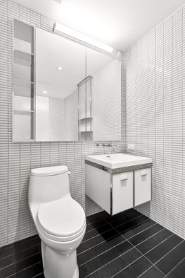 Bathroom, Interior, Recessed Lighting