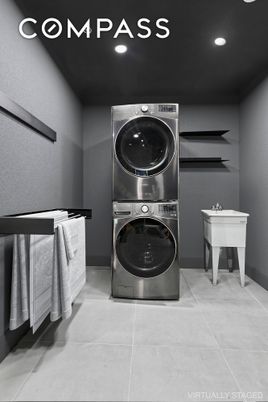 Interior, Recessed Lighting, Washer