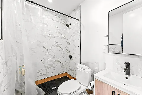 Bathroom, Interior, Marble Walls