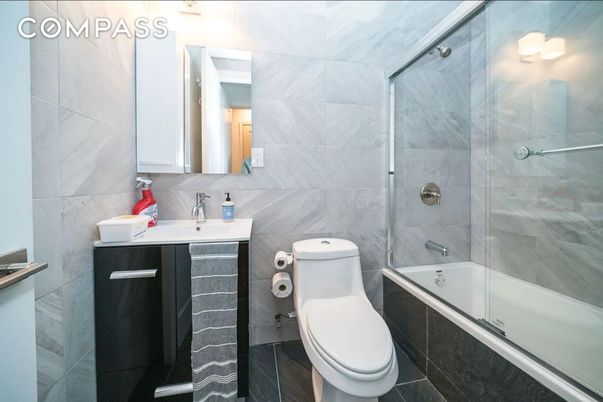 Bathroom, Glass Shower, Interior, Marble Walls