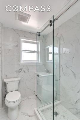 Bathroom, Glass Shower, Interior, Marble, Marble Walls