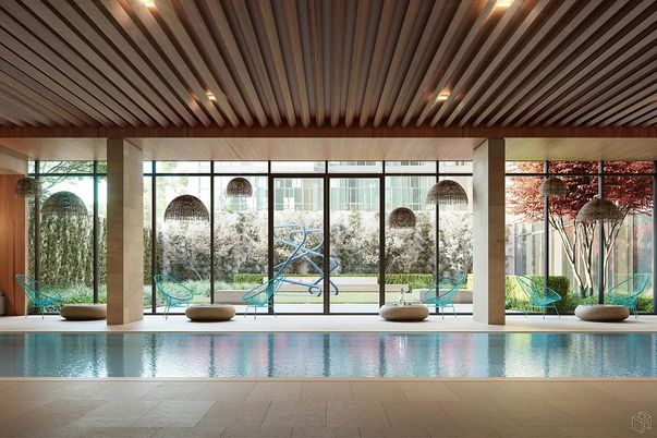 Interior, Pool, Recessed Lighting