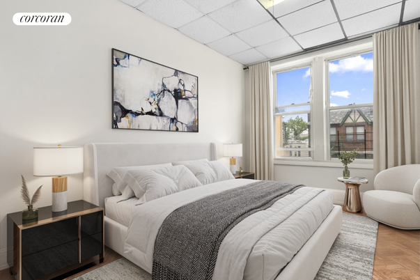 Bedroom, Interior, Wood Texture Flooring