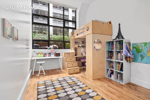 Home Office, Interior, Wood Texture Flooring