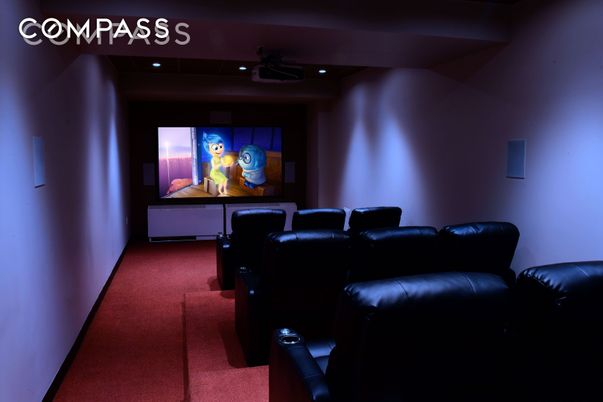 Home Theatre Room, Interior, Projection Screen, Recessed Lighting, Theatre Room