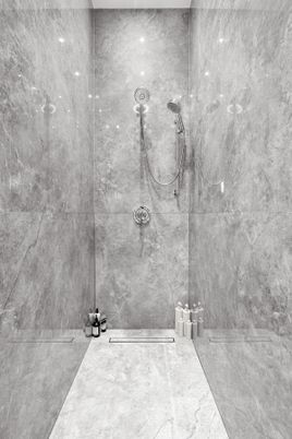 Bathroom, Interior, Recessed Lighting
