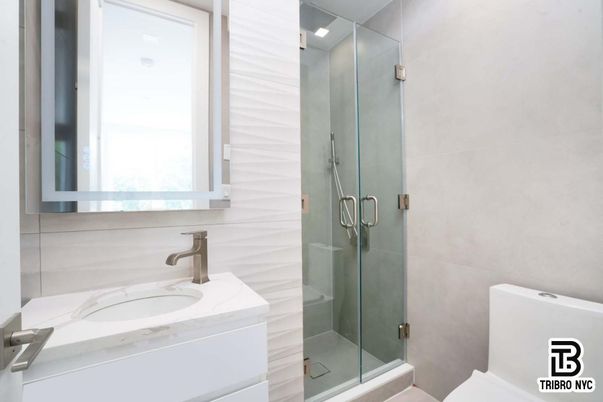 Bathroom, Glass Shower, Interior