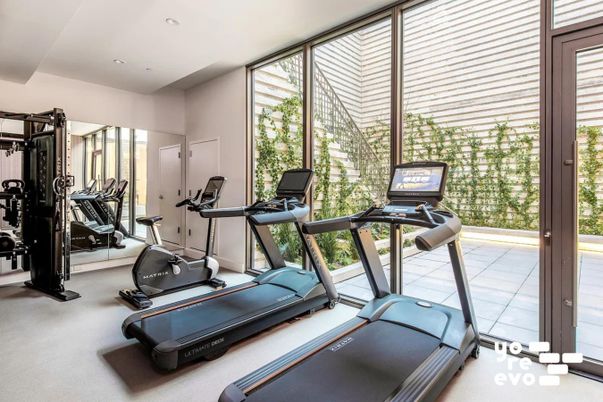 Fitness Equipment, Gym, Interior, Recessed Lighting