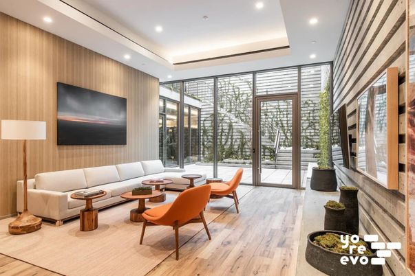Interior, Living room, Recessed Lighting, Wood Texture Flooring, Wooden Walls