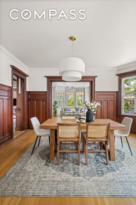 Dining room, Interior, Wood Texture Flooring