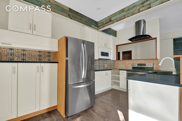 Interior, Kitchen, Wood Texture Flooring