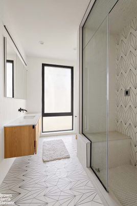 Bathroom, Glass Shower, Interior, Marble