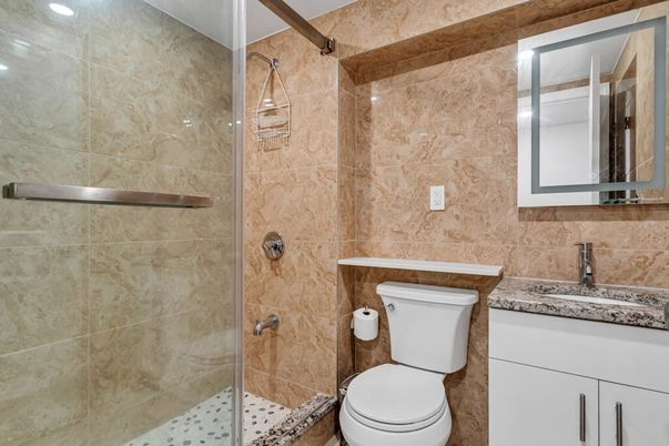 Bathroom, Glass Shower, Interior