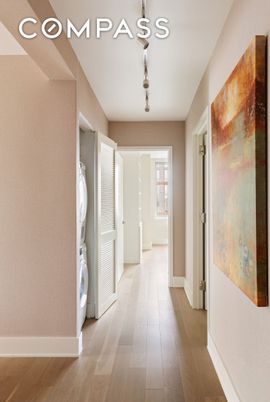 Interior, Pendant Lights, Utility Closets, Washer, Wood Texture Flooring