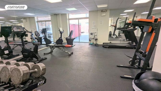 Fitness Equipment, Interior, Recessed Lighting
