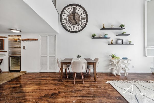 Dining room, Interior, Wood Texture Flooring