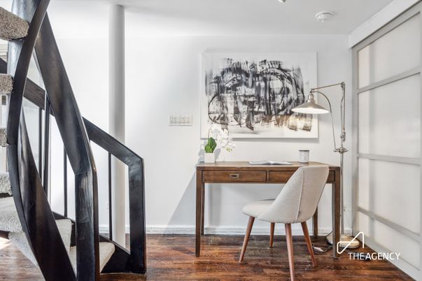 Home Office, Interior, Wood Texture Flooring