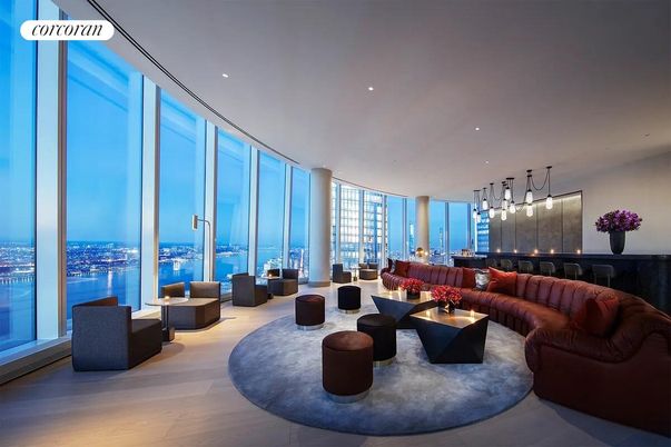 Interior, Living room, Recessed Lighting, Water, Wood Texture Flooring