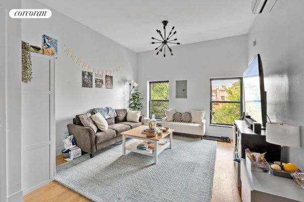 Interior, Living room, Pendant Lights, Wood Texture Flooring