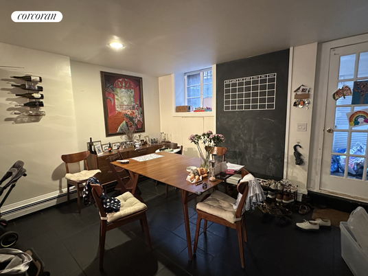 Dining room, Interior, Recessed Lighting