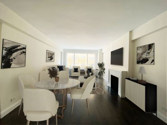 Dining room, Fireplace, Interior, Living room, Wood Texture Flooring