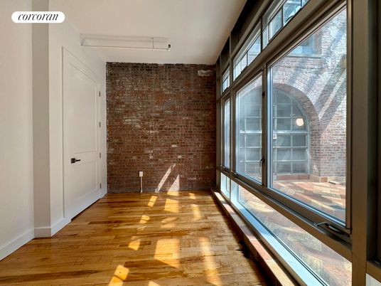 Empty room, Interior, Stone Walls, Wood Texture Flooring