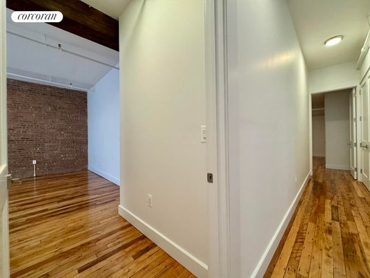 Empty room, Interior, Stone Walls, Wood Texture Flooring