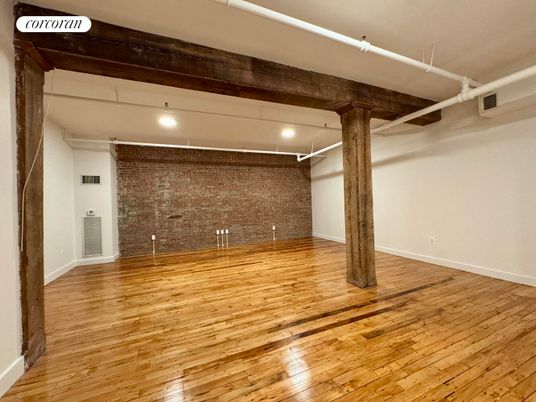 Empty room, Interior, Stone Walls, Wood Texture Flooring