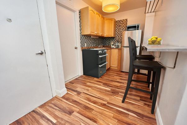 Interior, Kitchen, Wood Texture Flooring