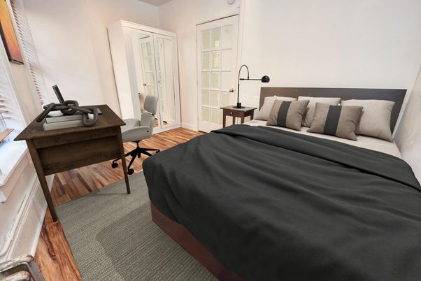 Bedroom, Home Office, Interior, Wood Texture Flooring