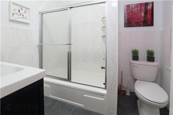 Bathroom, Glass Shower, Interior, Marble Walls
