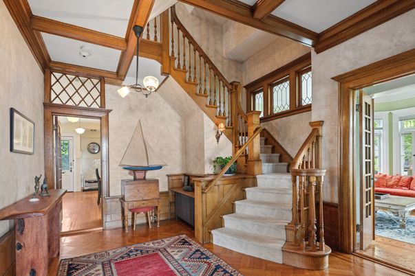 Chandelier, Interior, Wooden Beams, Wood Texture Flooring