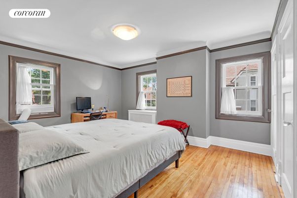 Bedroom, Interior, Wood Texture Flooring