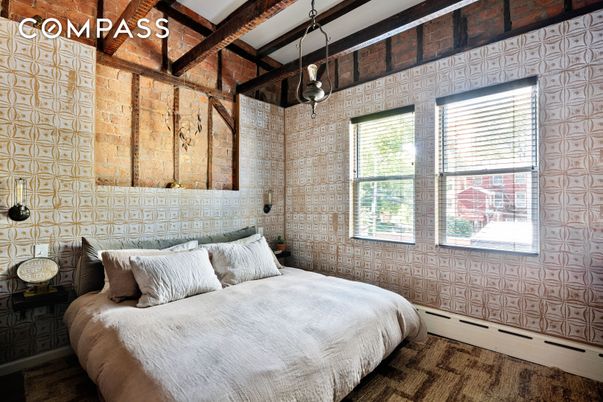 Bedroom, Interior, Pendant Lights