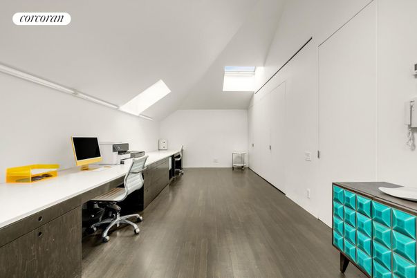 Home Office, Interior, Wood Texture Flooring