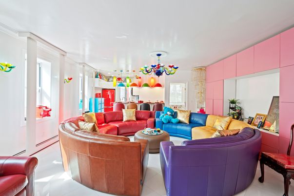 Interior, Kitchen, Living room, Recessed Lighting