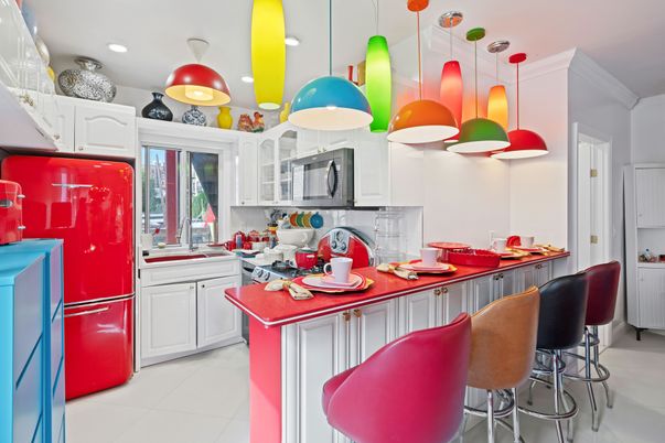 Interior, Kitchen, Pendant Lights, Recessed Lighting
