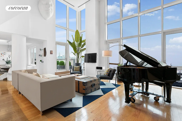 Interior, Living room, Piano, Wood Texture Flooring