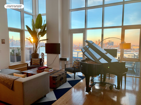 Interior, Living room, Piano, Water, Wood Texture Flooring