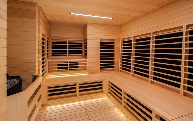 Interior, Recessed Lighting, Sauna Room