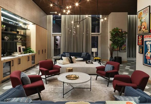 Interior, Living room, Pendant Lights