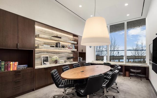 Home Office, Interior, Pendant Lights, Recessed Lighting