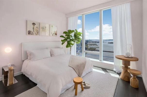 Bedroom, Interior, Water, Wood Texture Flooring