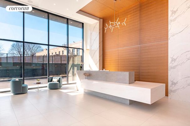 Interior, Marble Walls, Recessed Lighting, Wooden Walls