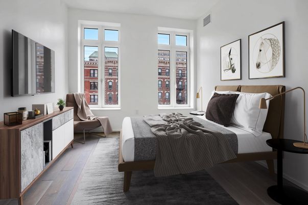 Bedroom, Interior, Wood Texture Flooring