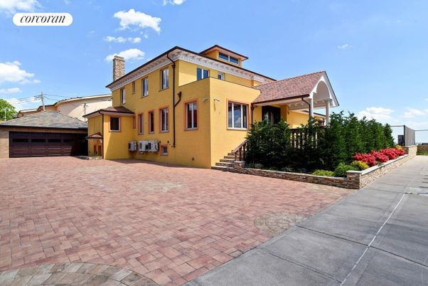 Attached, Detached Garage, Exterior, Facade, Mediterranean