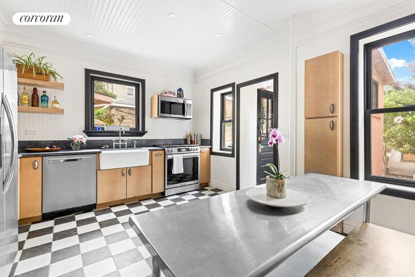 Interior, Kitchen, Recessed Lighting, Stainless Steel Appliances