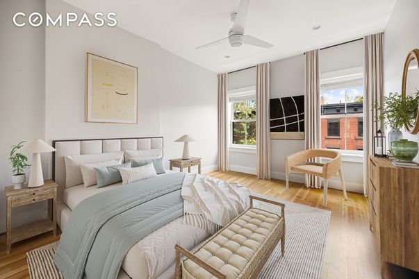 Bedroom, Interior, Wood Texture Flooring