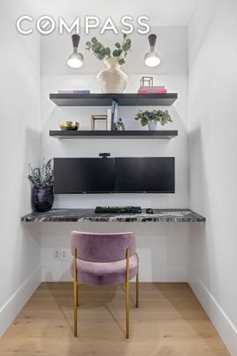 Home Office, Interior, Wood Texture Flooring
