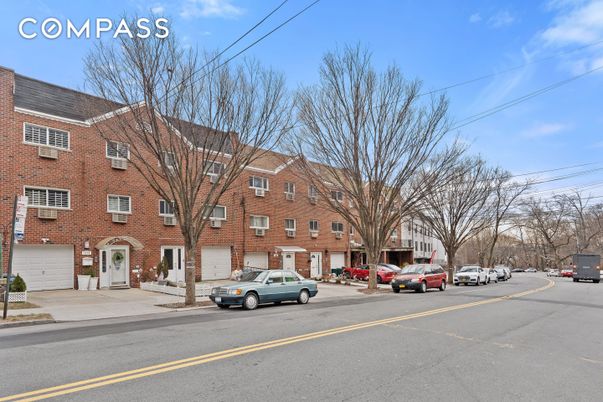 Attached, Exterior, Facade, Brick Facade, Condo Building